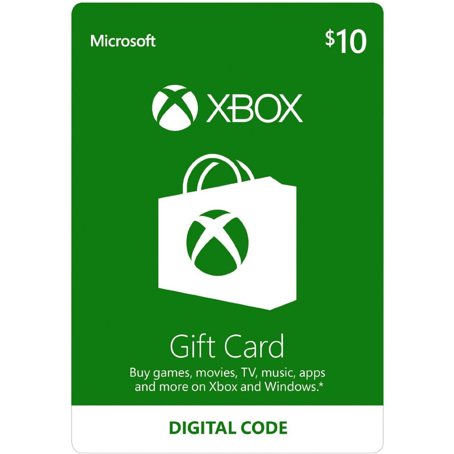 Xbox Gift Card USD 10 for US Accounts CD World